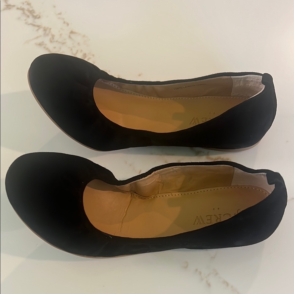 J. Crew Black Suede Women's Flats
